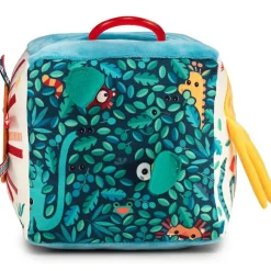 Hot Cube d'activités sonore en tissu Jungle (13 cm) Balle / Cube D'Activités