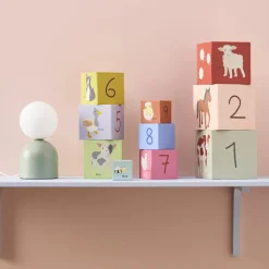 Outlet Cubes à empiler en carton Aiden Jouet À Empiler