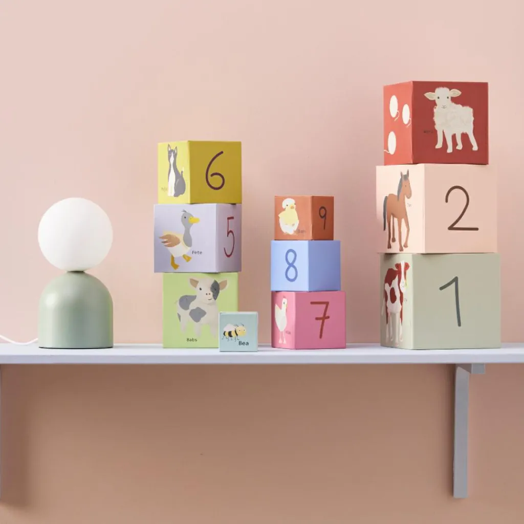 Outlet Cubes à empiler en carton Aiden Jouet À Empiler