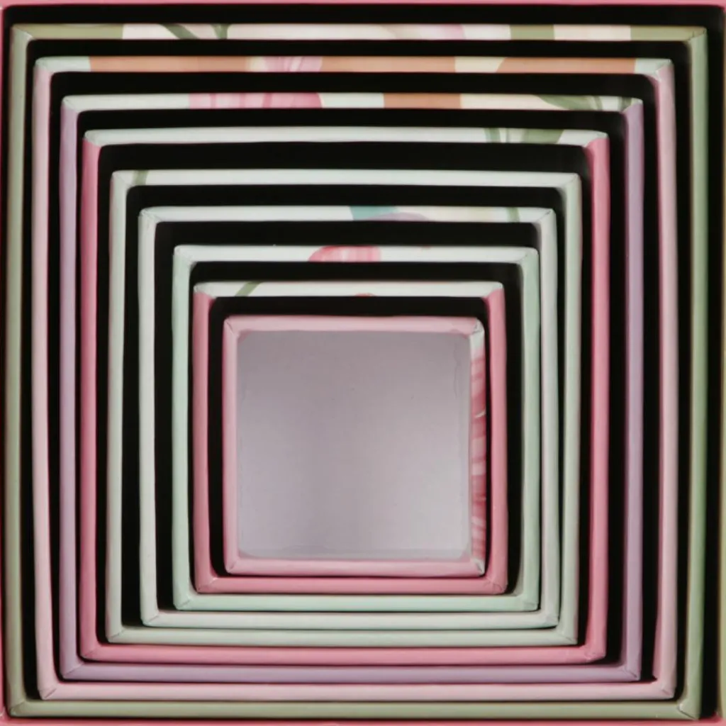 Outlet Cubes à empiler en carton FSC Fairy Garden Jouet À Empiler