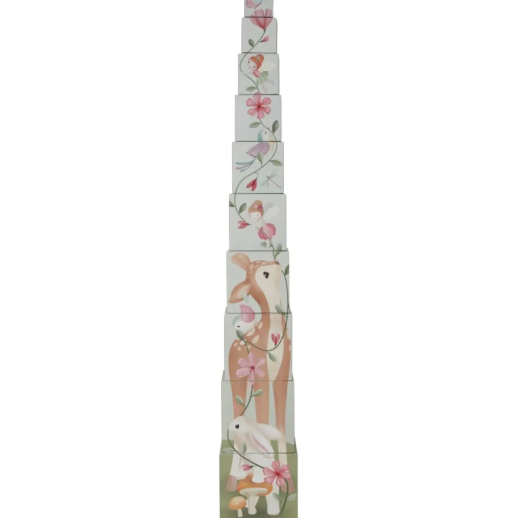 Outlet Cubes à empiler en carton FSC Fairy Garden Jouet À Empiler