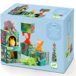 Clearance Cubes à empiler Maxi Topani jungle Jouet À Empiler