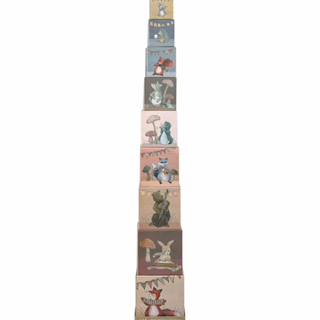 Discount Cubes à empiler Musiciens Jouet À Empiler