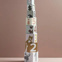 Discount Cubes empilables Edvin (10 pièces) Jouet À Empiler