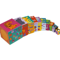 Hot Cubes empilables Rigolo (10 pièces) Jouet À Empiler
