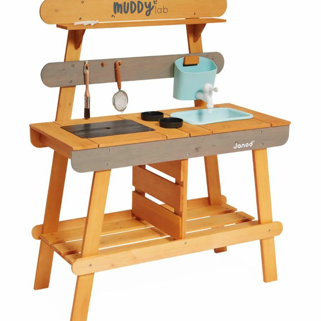 Cuisine d'extérieur en bois Muddy Lab Enfant Cuisine Enfant
