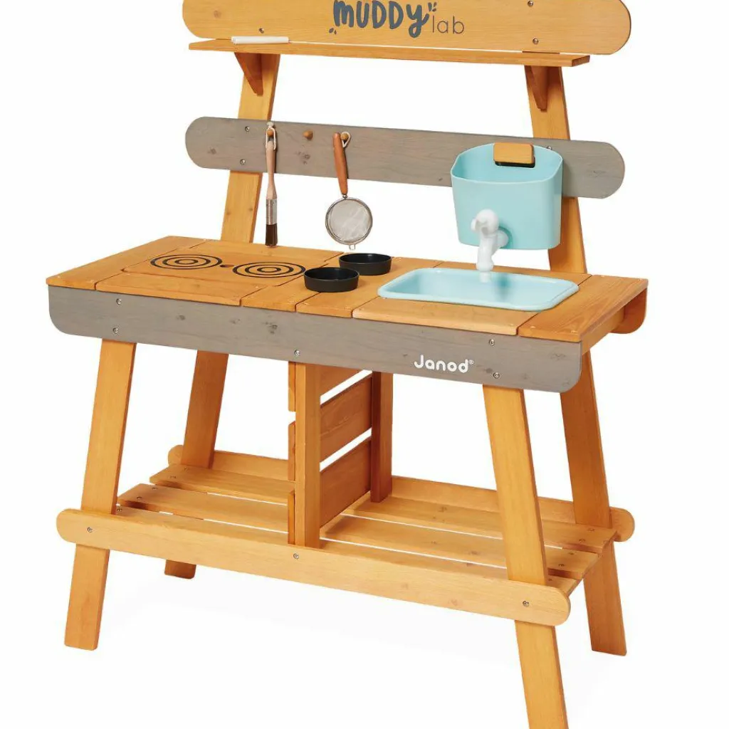 Cuisine d'extérieur en bois Muddy Lab Enfant Cuisine Enfant