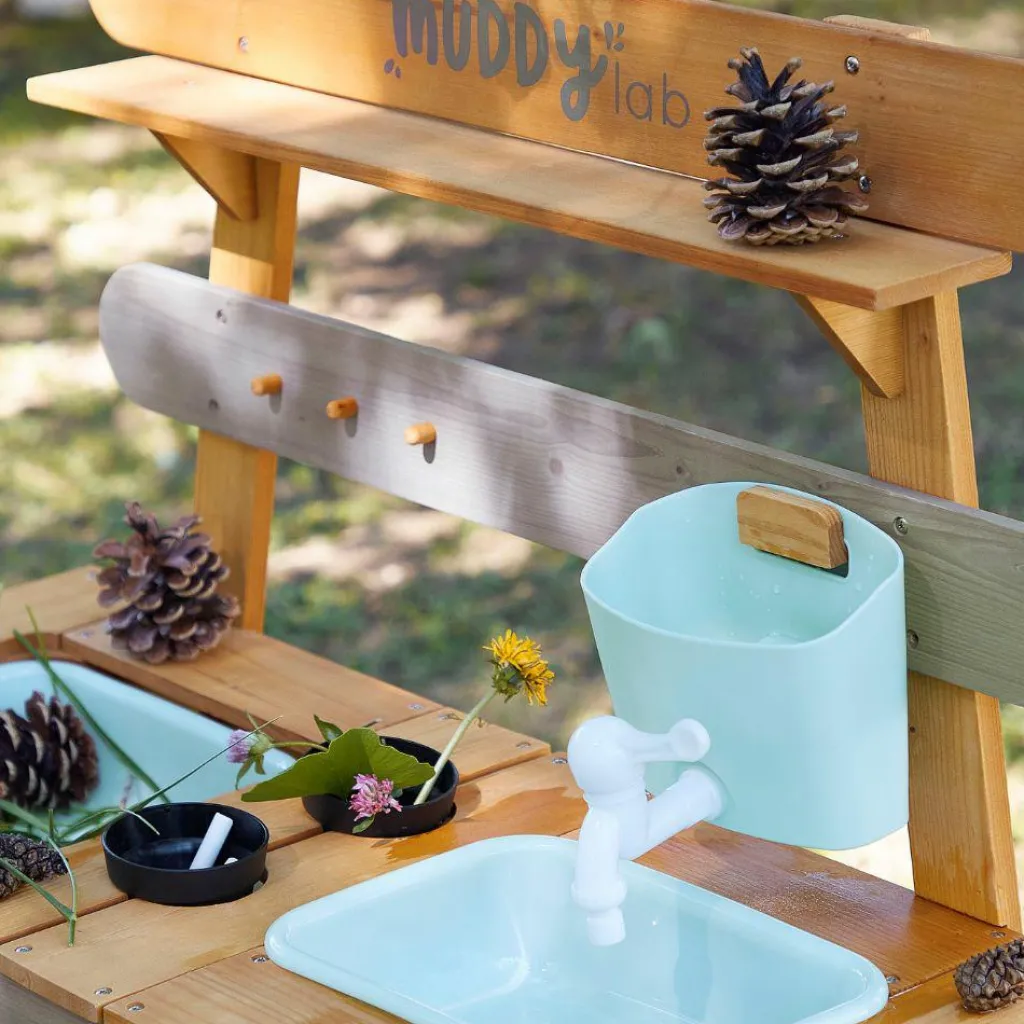 Cuisine d'extérieur en bois Muddy Lab Enfant Cuisine Enfant