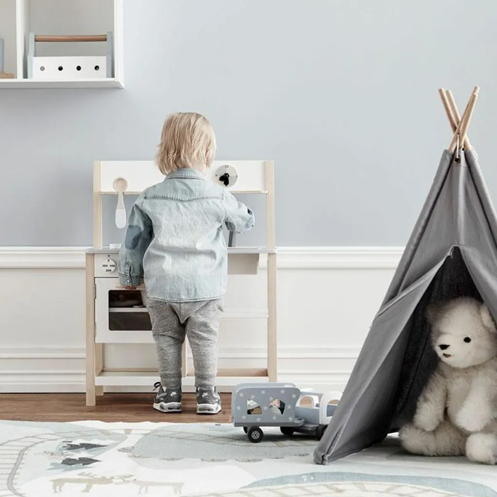 Sale Cuisine en bois blanche Enfant Cuisine Enfant