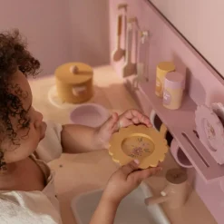 Hot Cuisine en bois Rose Enfant Cuisine Enfant