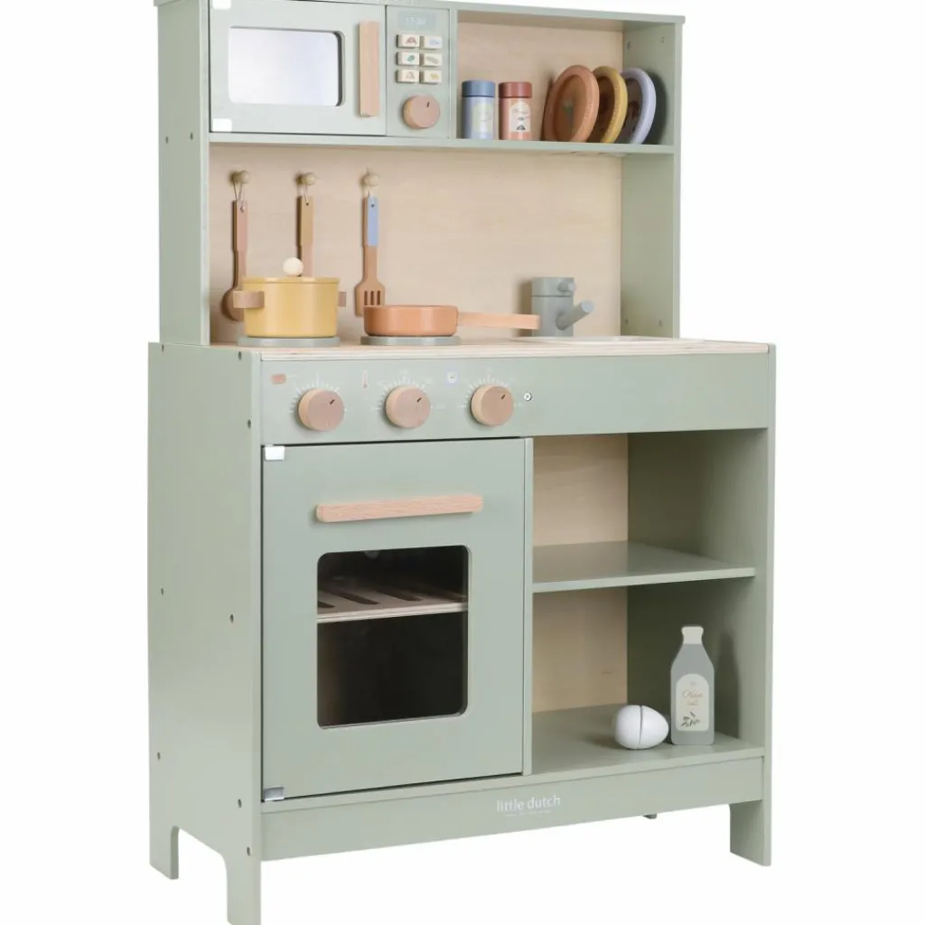 Discount Cuisine en bois Vert Enfant Cuisine Enfant
