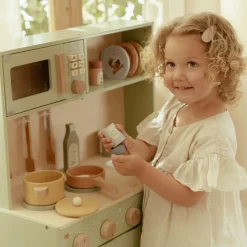 Discount Cuisine en bois Vert Enfant Cuisine Enfant