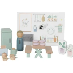 Online Cuisine et accessoires en bois pour maison de poupées Accessoires Pour Univers De Jeu