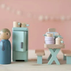 Online Cuisine et accessoires en bois pour maison de poupées Accessoires Pour Univers De Jeu