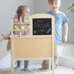 Sale Cuisinière en bois Crème Enfant Cuisine Enfant