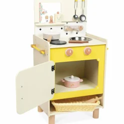 Clearance Cuisinière en bois Mamie Soleil (11 pièces) Enfant Cuisine Enfant