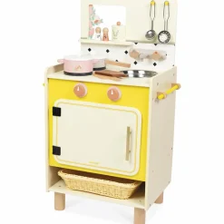 Clearance Cuisinière en bois Mamie Soleil (11 pièces) Enfant Cuisine Enfant