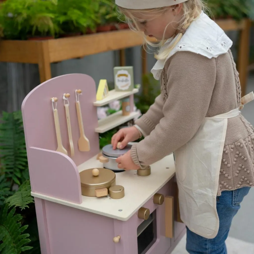 New Cuisinière en bois rose Enfant Cuisine Enfant