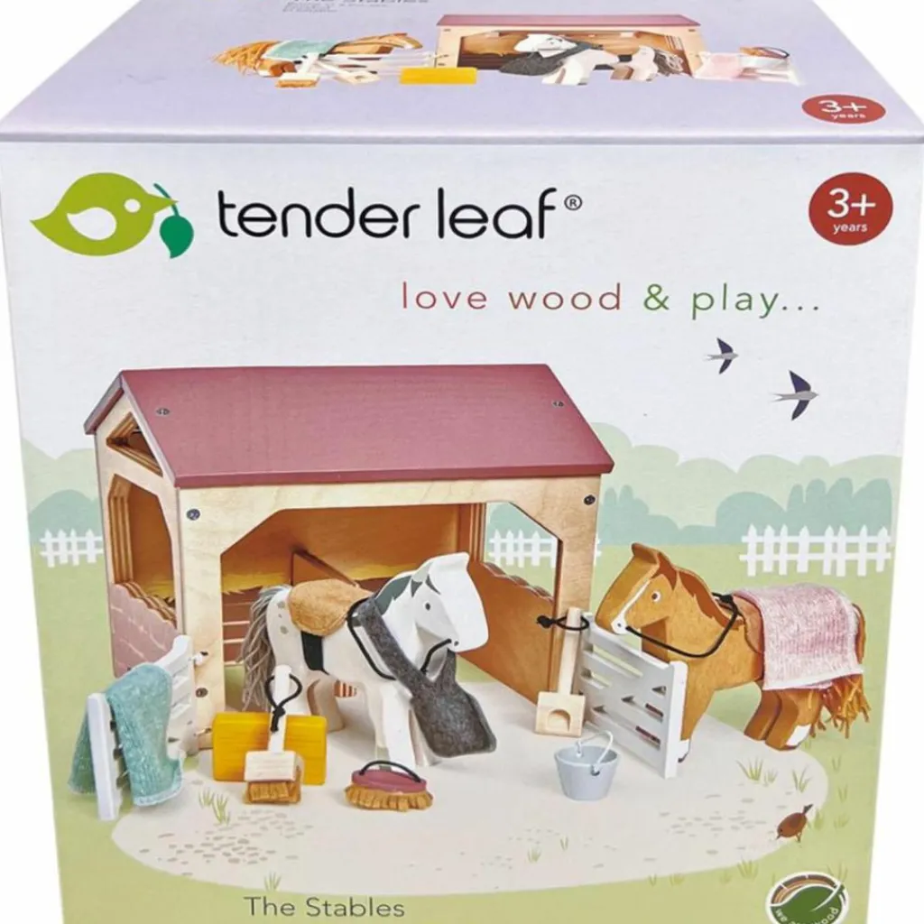 Sale Écurie en bois Figurines De Jeu