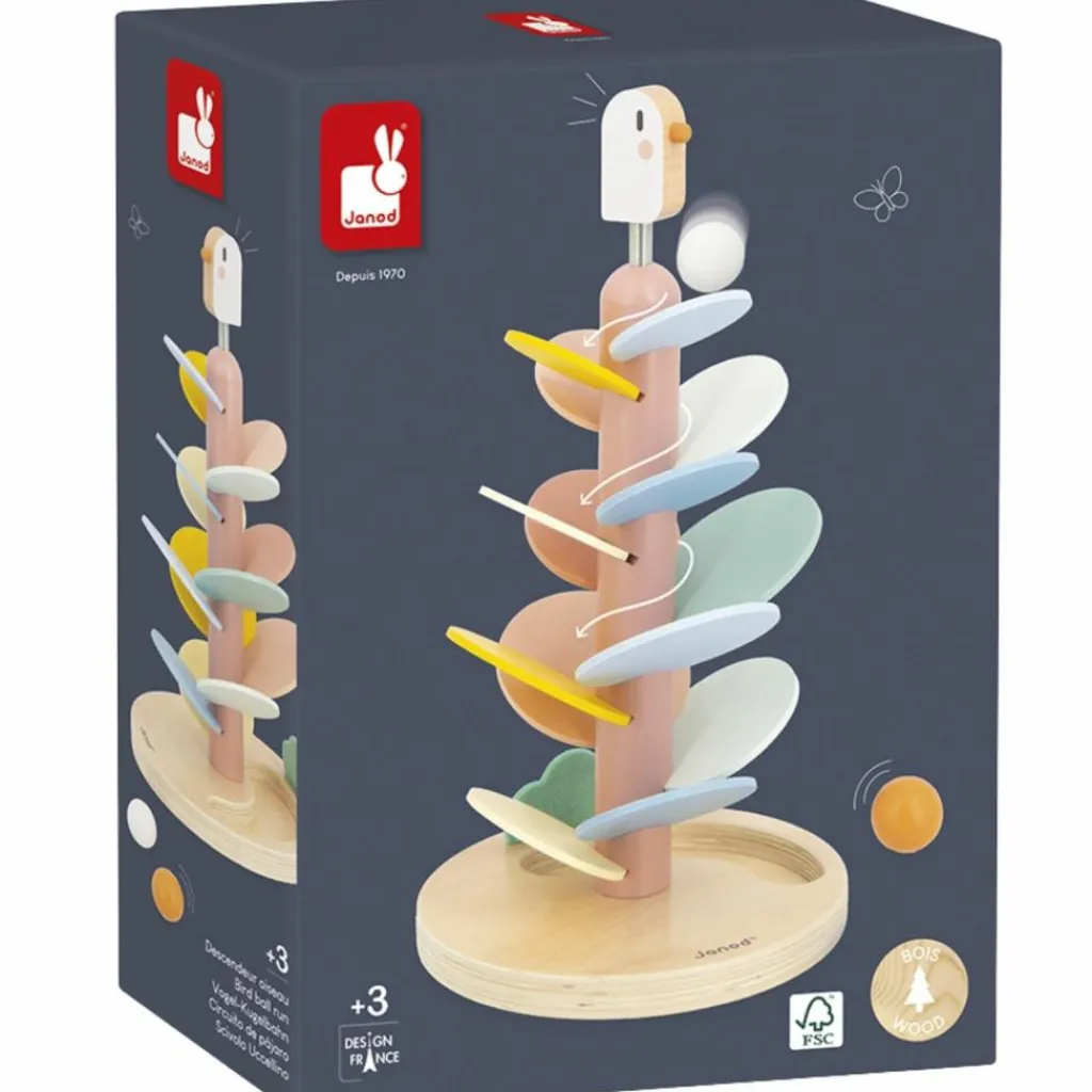 Hot Descendeur en bois Oiseau Sweet Cocoon Jeu D'Adresse