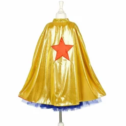 Hot Déguisement Super Hero girl robe+cape (8-10 ans) Enfant Déguisement Enfant