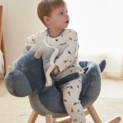 Clearance Dinosaure à bascule en veloudoux TSO Jouet À Bascule