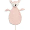 Best Doudou attache sucette biche en tricot rose pâle Doudou Attache Sucette