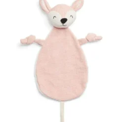 Best Doudou attache sucette biche en tricot rose pâle Doudou Attache Sucette