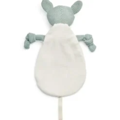 Online Doudou attache sucette biche en tricot vert cendre Doudou Attache Sucette