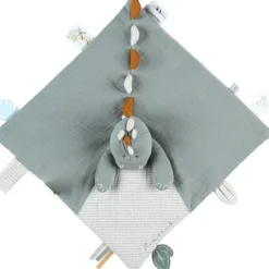 Clearance Doudou attache sucette bio Stégi le stégosaure TSO Doudou Attache Sucette