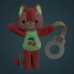 Doudou attache sucette Jeanne Mini ami de la nuit Doudou Attache Sucette