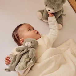 Discount Doudou attache sucette Ours Orso Doudou Plat