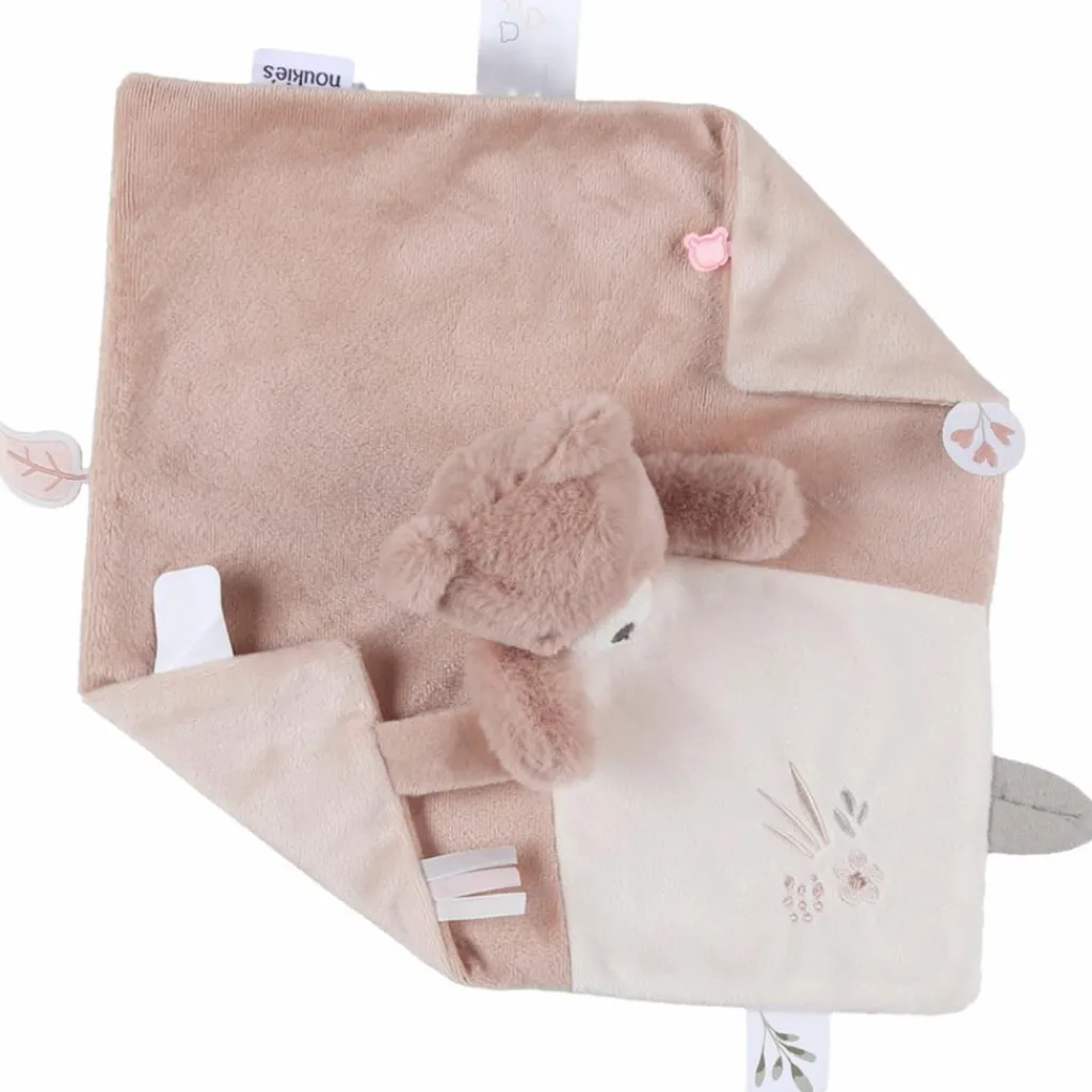 Outlet Doudou attache sucette Ours Lily Doudou Attache Sucette
