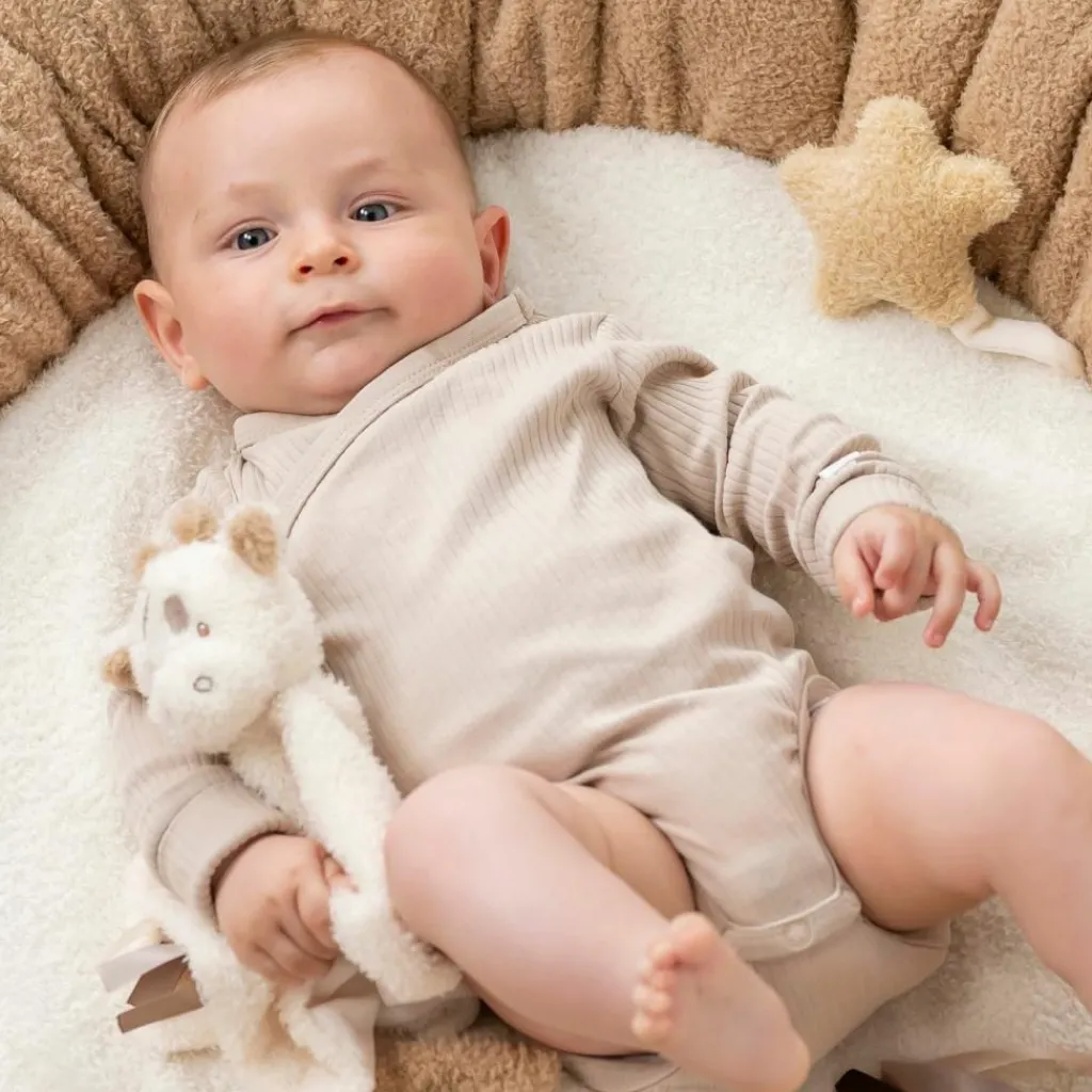 Clearance Doudou attache sucette Teddy Girafe Ecru Doudou Attache Sucette