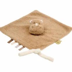 Hot Doudou attache sucette Teddy Rhino Caramel Doudou Attache Sucette