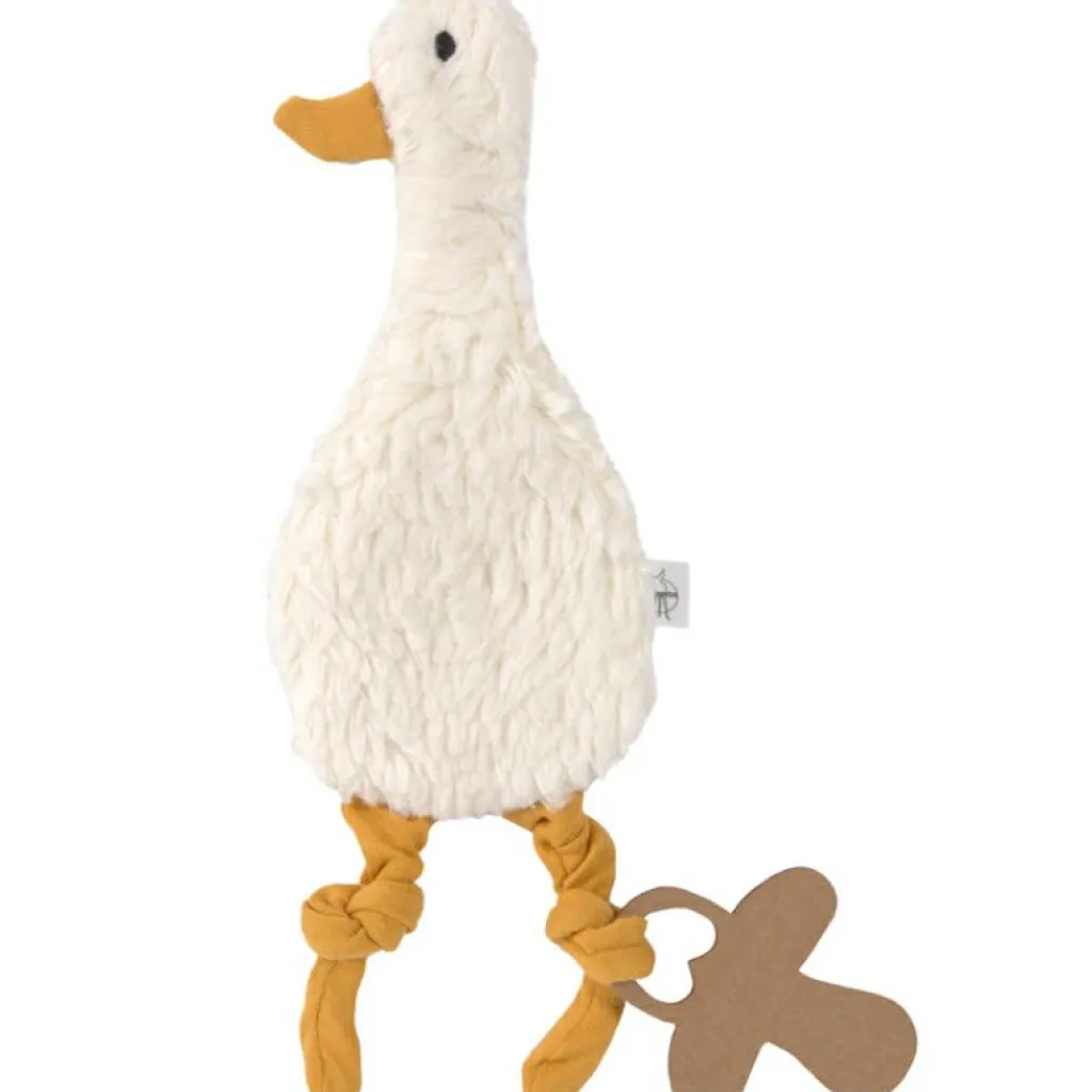 Clearance Doudou attache sucette Tiny Farmer Oie Doudou Attache Sucette