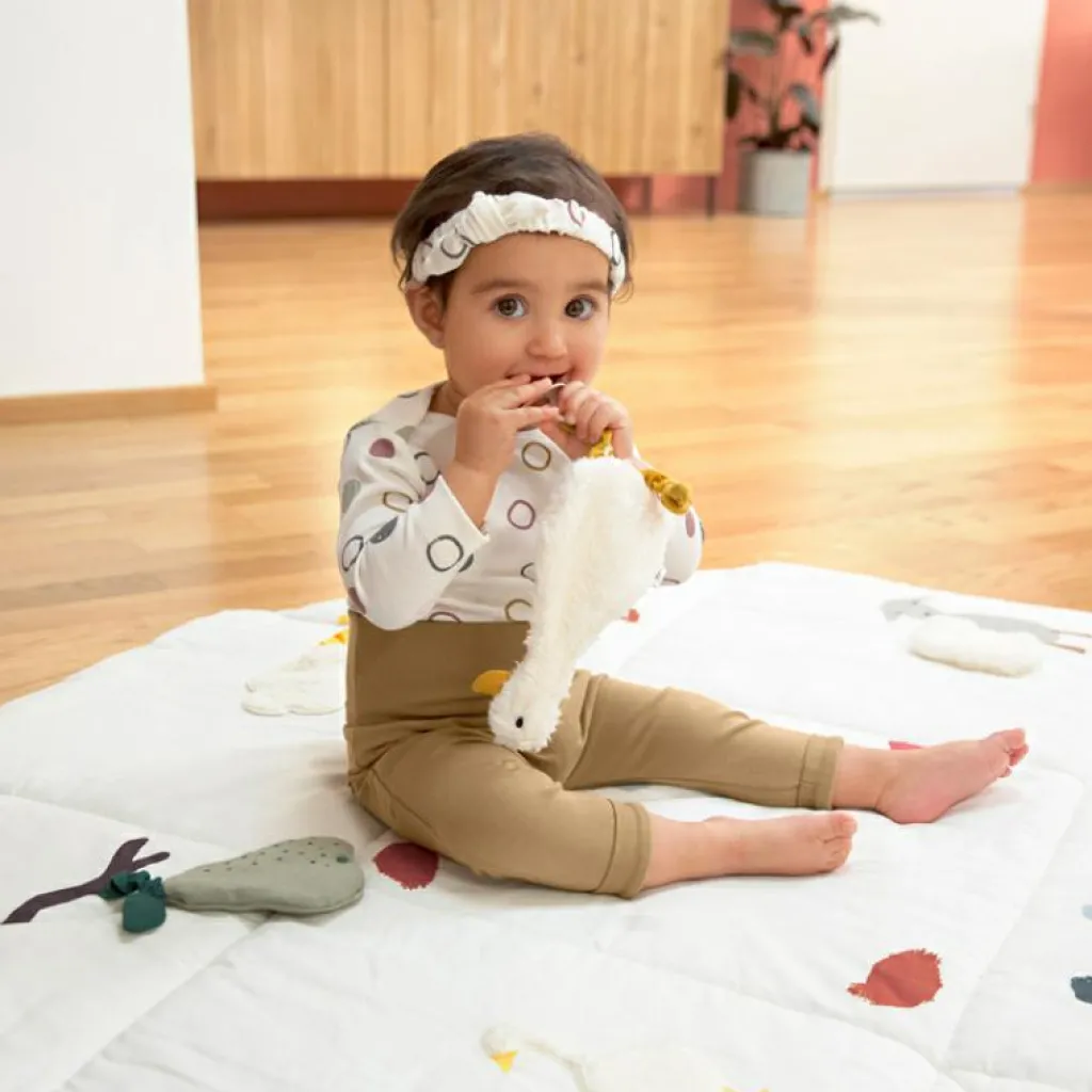 Clearance Doudou attache sucette Tiny Farmer Oie Doudou Attache Sucette