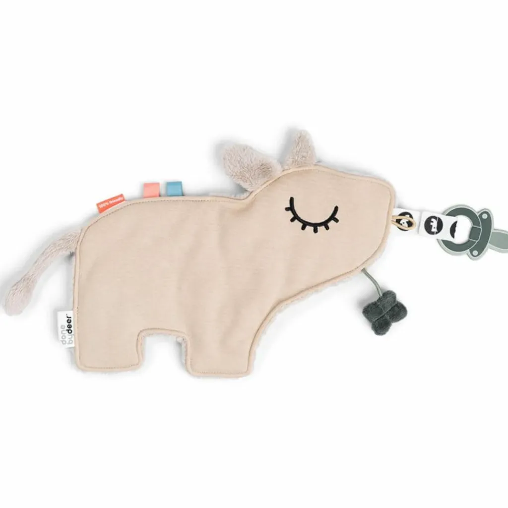 Sale Doudou attache-sucette Dotti Sable Doudou Attache Sucette