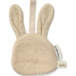 Doudou attache-tétine en gaze de coton Lapin Doudou Attache Sucette