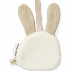 Doudou attache-tétine en gaze de coton Lapin Doudou Attache Sucette