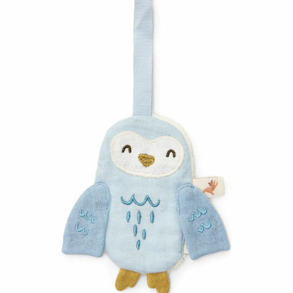 Online Doudou attache-tétine en gaze de coton Chouette Forest Friends Doudou Attache Sucette