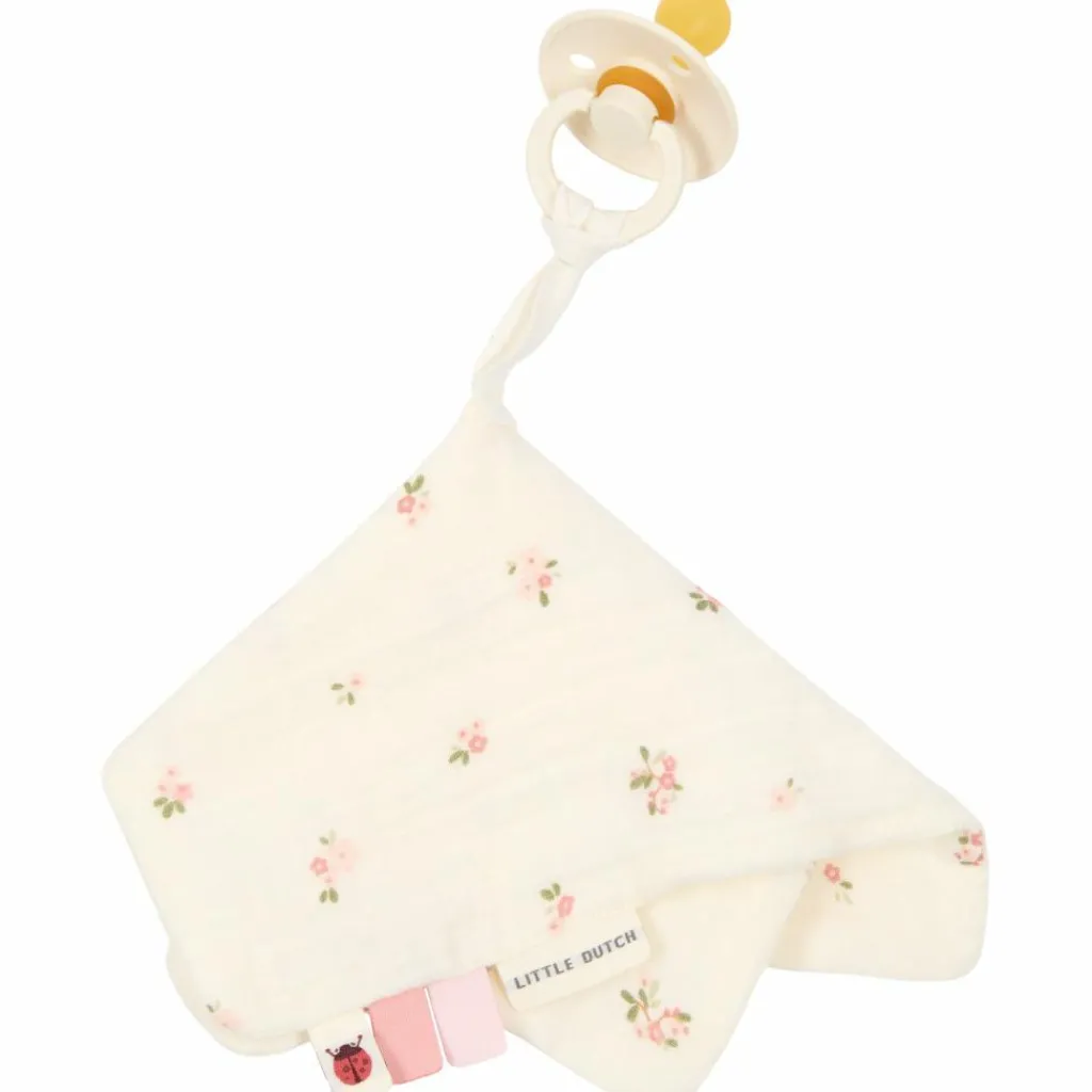 Discount Doudou attache-tétine en gaze de coton Fairy Blossom Doudou Attache Sucette