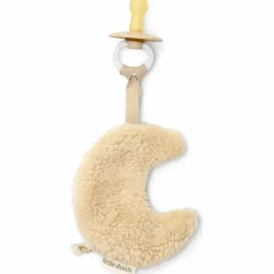 Sale Doudou attache-tétine Lune Pure Soft Beige Doudou Attache Sucette