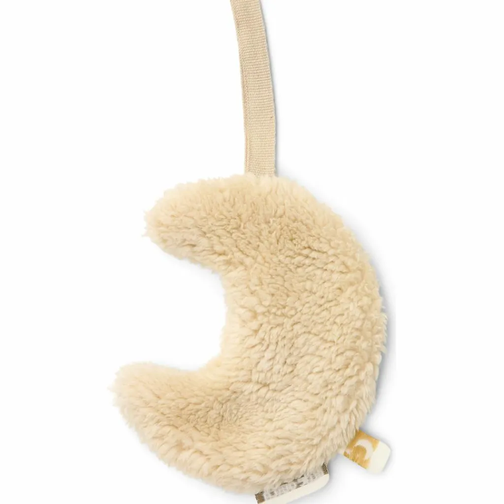 Sale Doudou attache-tétine Lune Pure Soft Beige Doudou Attache Sucette