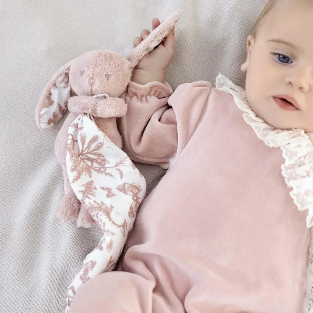 Clearance Doudou Augustin le lapin rose Doudou Plat