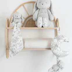 Sale Doudou Augustin le lapin gris Doudou Plat