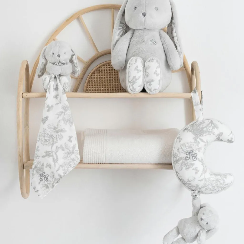 Sale Doudou Augustin le lapin gris Doudou Plat