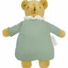 New Doudou avec hochet Ours Celadon Hochet