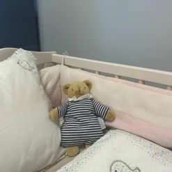 Doudou avec hochet Ours Marinière Hochet