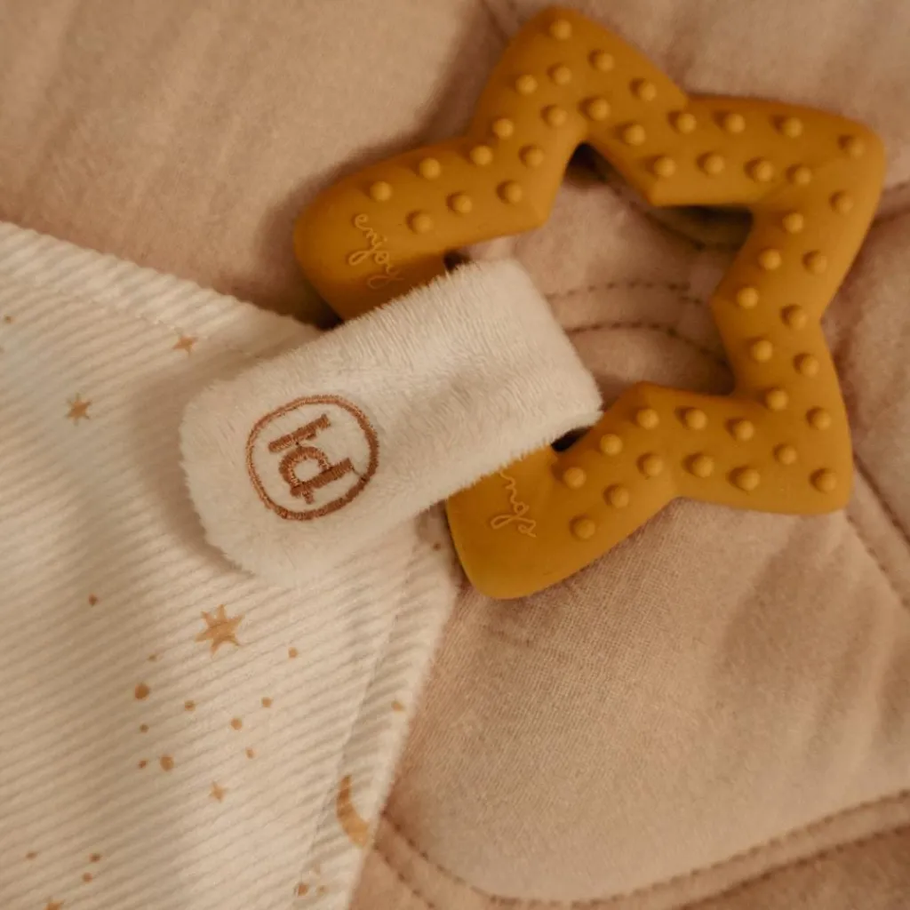 Discount Doudou avec jouet de dentition Newborn Doudou Attache Sucette